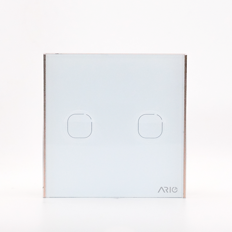 Công tắc cảm ứng thông minh BLE 2 nút Vuông