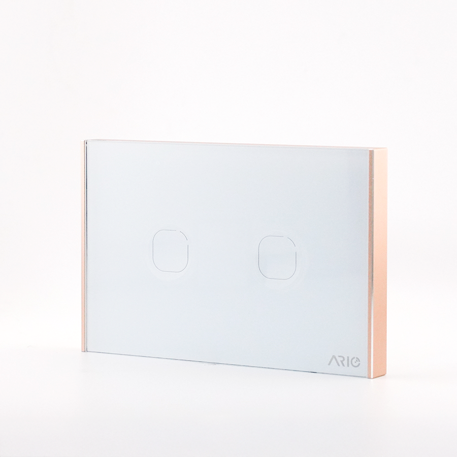 Công tắc cảm ứng thông minh BLE 2 nút chữ nhật